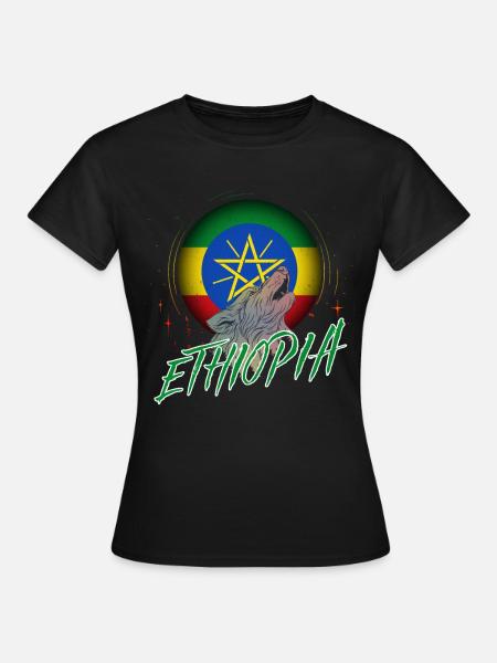 Äthiopien - Frauen T-Shirt - Schwarz