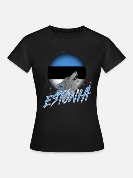 Estland - Frauen T-Shirt - Schwarz