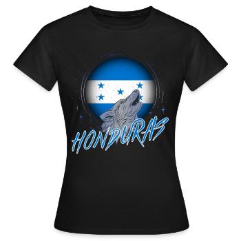 Honduras - T-shirt Femme - noir - Devant - AI Model Female 172 dark (172cm)