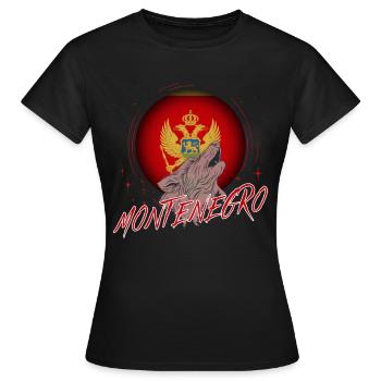 Montenegro - Women's T-Shirt - black - Front - AI Model Female 172 dark (172cm)