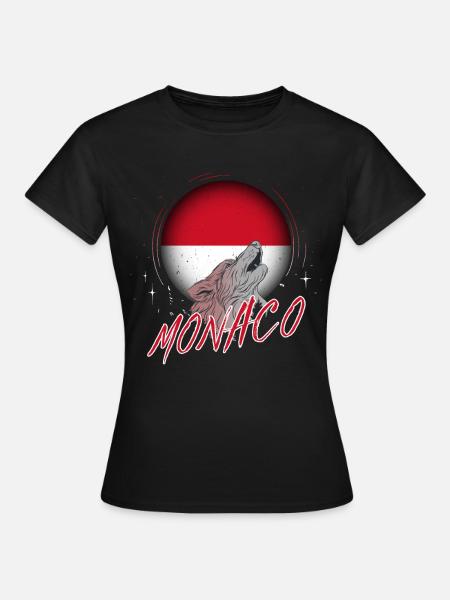 Monaco - Frauen T-Shirt - Schwarz