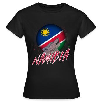Namibie - T-shirt Femme - noir - Devant - AI Model Female 172 dark (172cm)