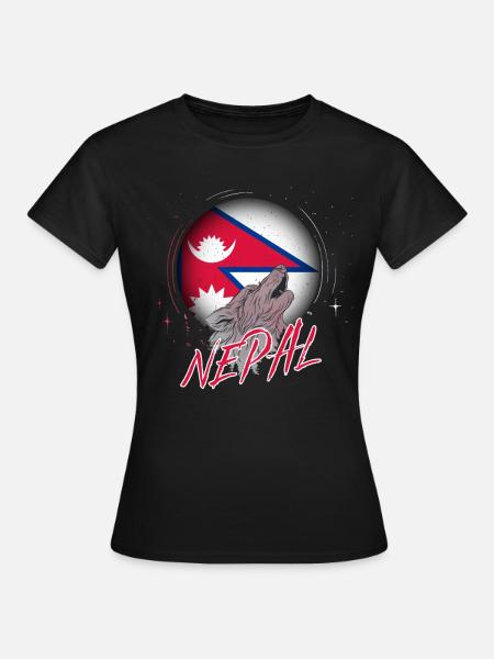 Nepal - Frauen T-Shirt - Schwarz