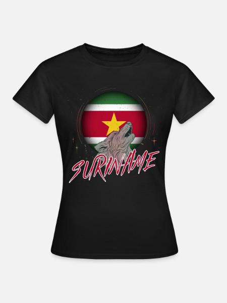 Suriname - Frauen T-Shirt - Schwarz