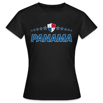 Panama - Frauen T-Shirt - Schwarz - Vorne - AI Model Female 172 dark (172cm)