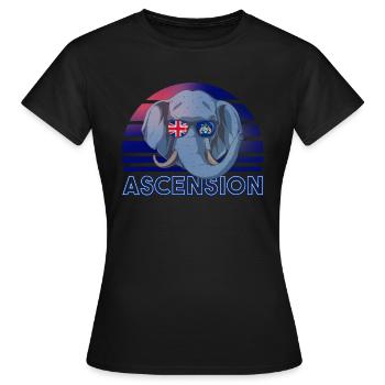 Ascension - T-shirt Femme - noir - Devant - AI Model Female 172 dark (172cm)