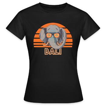 Bali - Frauen T-Shirt - Schwarz - Vorne - AI Model Female 172 dark (172cm)