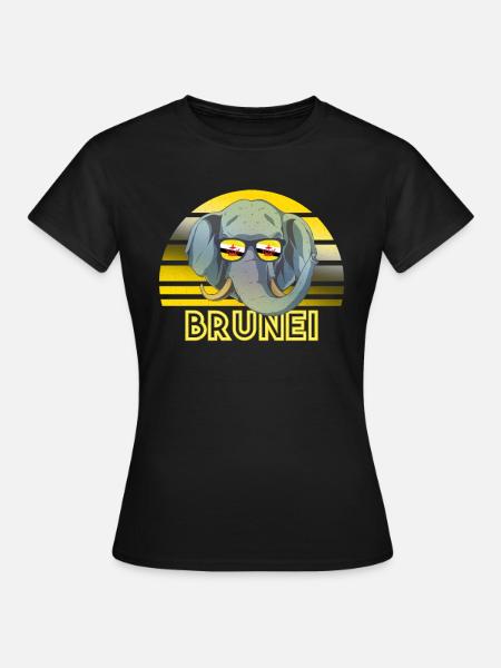 Brunei - Frauen T-Shirt - Schwarz