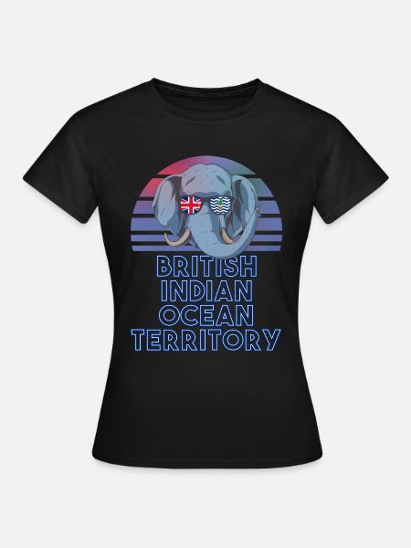 British Indian Ocean Territory - Women's T-Shirt - black