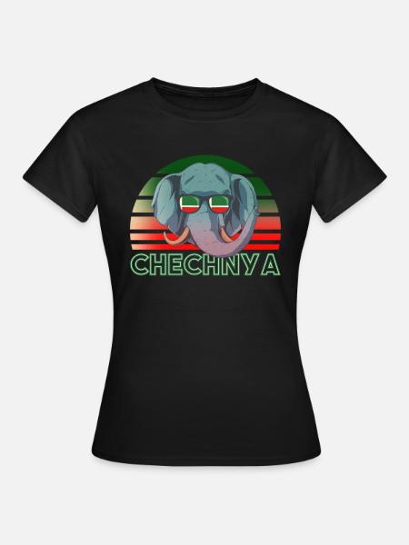 Tschetschenien - Frauen T-Shirt - Schwarz