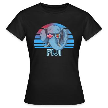 Fiji - Women's T-Shirt - black - Front - AI Model Female 172 dark (172cm)