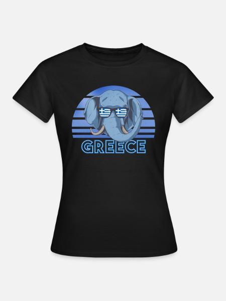 Griechenland - Frauen T-Shirt - Schwarz