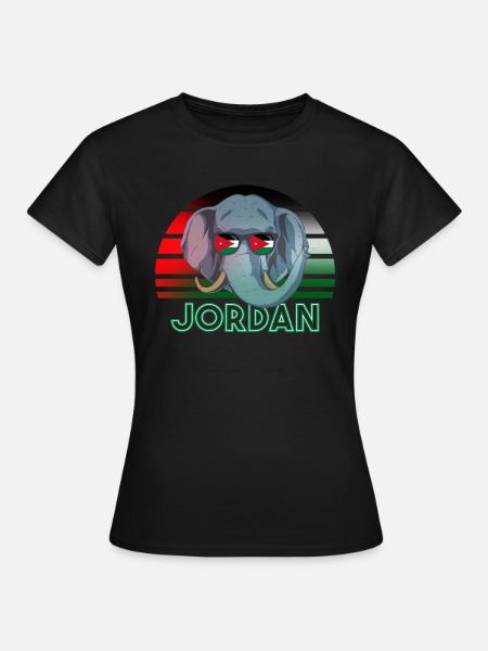Jordanien - Frauen T-Shirt - Schwarz