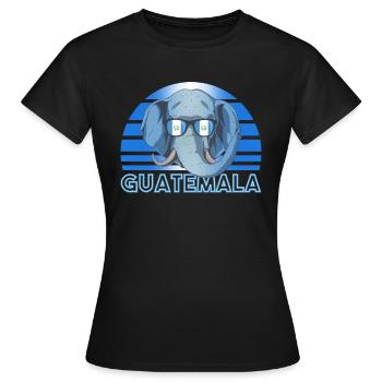 Guatemala - Frauen T-Shirt - Schwarz - Vorne - AI Model Female 172 dark (172cm)