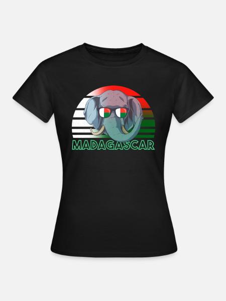 Madagaskar - Frauen T-Shirt - Schwarz