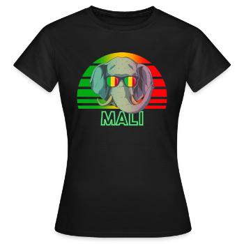 Mali - Frauen T-Shirt - Schwarz - Vorne - AI Model Female 172 dark (172cm)