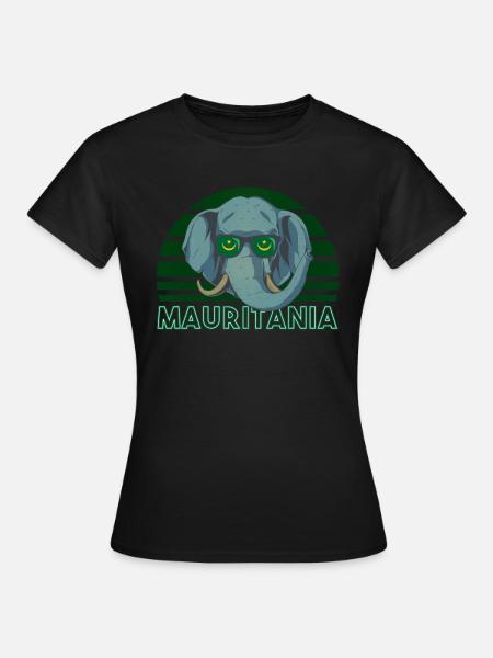 Mauretanien - Frauen T-Shirt - Schwarz