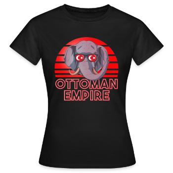Empire ottoman - T-shirt Femme - noir - Devant - AI Model Female 172 dark (172cm)