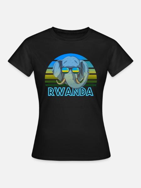 Rwanda - T-shirt Femme - noir