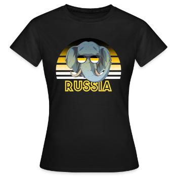Empire russe - T-shirt Femme - noir - Devant - AI Model Female 172 dark (172cm)
