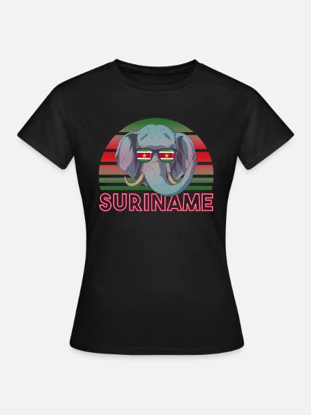 Suriname - Frauen T-Shirt - Schwarz