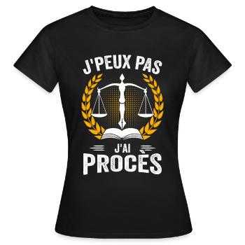 Rechtsanwalt - Justiz - Recht - Frauen T-Shirt - Schwarz - Vorne - AI Model Female 172 dark (172cm)