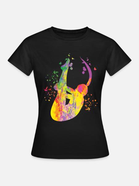 Synchronisierter Wassertaucher High Diver - Frauen T-Shirt - Schwarz