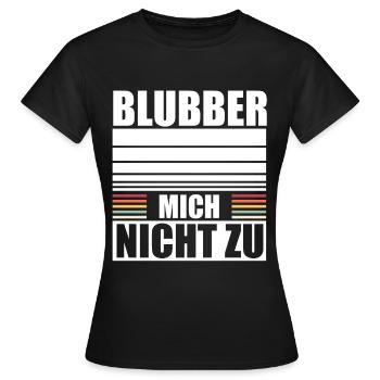 Don't bubble me to no interest misanthrope - Women's T-Shirt - black - Front - AI Model Female 172 dark (172cm)