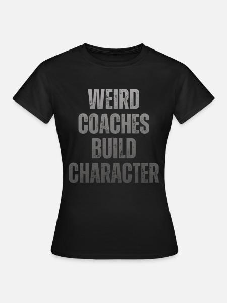 Seltsame Coaches Bilden Charakter Coach - T-shirt dam - svart