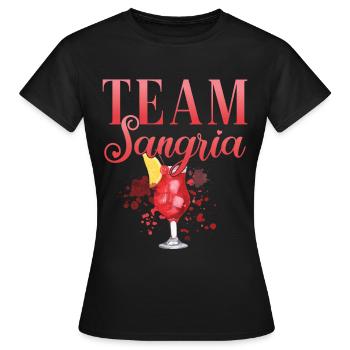 Cocktail Bartender Team Sangria - T-shirt Femme - noir - Devant - AI Model Female 172 dark (172cm)