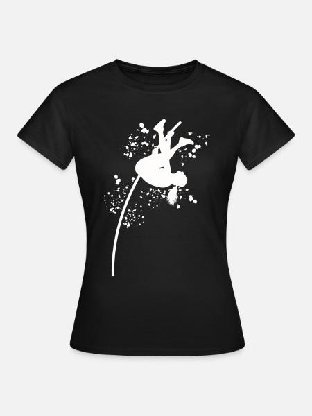 Stabhochspringer Kids Stabhochsprung - Frauen T-Shirt - Schwarz