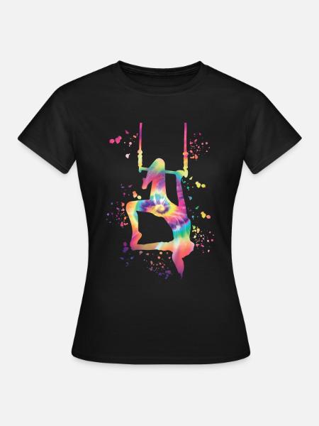 Aerialist Cloud Swing Kinder Trapez - Frauen T-Shirt - Schwarz