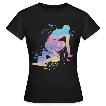 Sprinter Colorsplash Sprintender Sprint - T-shirt Femme - noir - Devant - AI Model Female 172 dark (172cm)