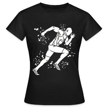 Sprinter Colorsplash Sprintender Sprint - T-shirt Femme - noir - Devant - AI Model Female 172 dark (172cm)