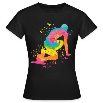 Sprinter Colorsplash Sprintender Sprint - T-shirt Femme - noir - Devant - AI Model Female 172 dark (172cm)