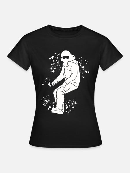 Snowboarder Snowboarding Snowboard - Frauen T-Shirt - Schwarz