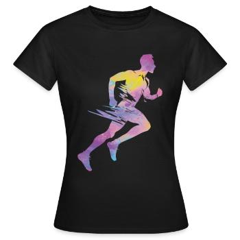Sprinter Colorsplash Sprintender Sprint - T-shirt Femme - noir - Devant - AI Model Female 172 dark (172cm)