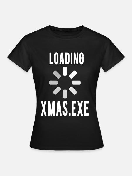 Lustiges Programmierer Weihnachtsgeschenk Gamer - Frauen T-Shirt - Schwarz