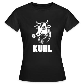Kuhl Landwirt - Frauen T-Shirt - Schwarz - Vorne - AI Model Female 172 dark (172cm)