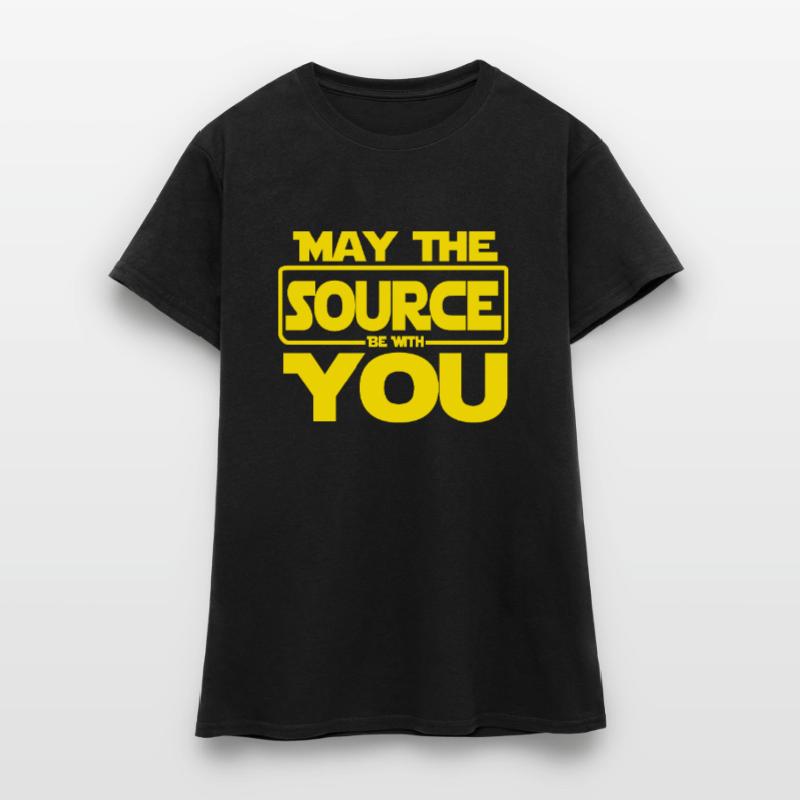 Que la source soit avec vous le code de codage T-shirt Femme