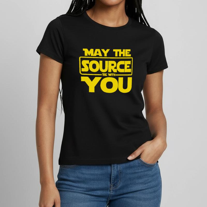 Que la source soit avec vous le code de codage T-shirt Femme