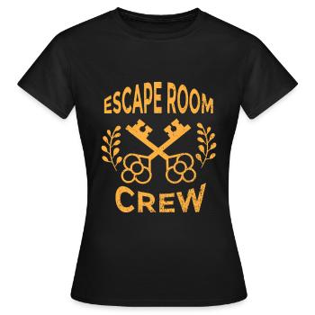 Escape Room Rätzel Room Escape Team - Women's T-Shirt - black - Front - AI Model Female 172 dark (172cm)