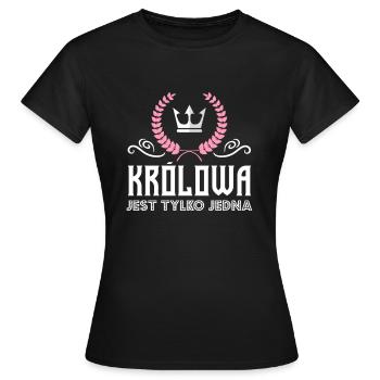 Lustige polnische Tshirts Fajna Babeczka - Frauen T-Shirt - Schwarz - Vorne - AI Model Female 172 dark (172cm)