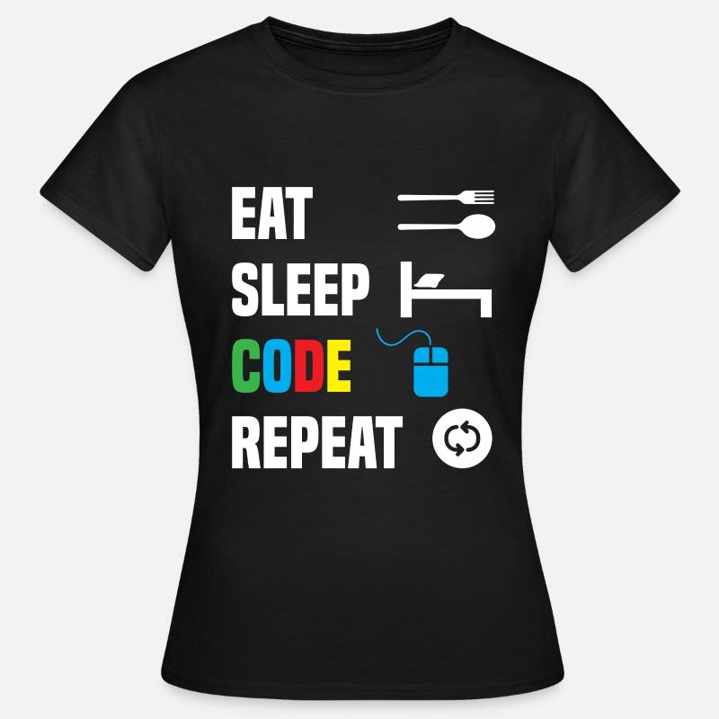 Code Codierung Coder Kodierung Informatiker - Frauen T-Shirt - Schwarz
