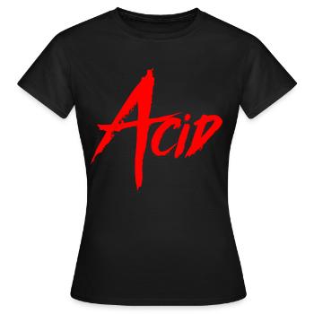 ACIDE - T-shirt Femme - noir - Devant - AI Model Female 172 dark (172cm)