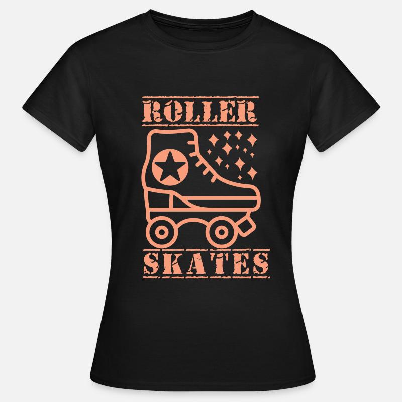 Rollers Rollers Patins à roues alignées - T-shirt Femme - noir