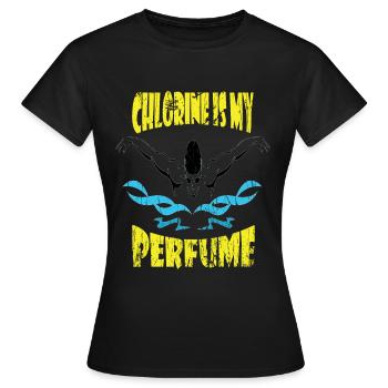 Schwimmer Schwimmen 50 Meter Bahn Brustschwimmen - Frauen T-Shirt - Schwarz - Vorne - AI Model Female 172 dark (172cm)