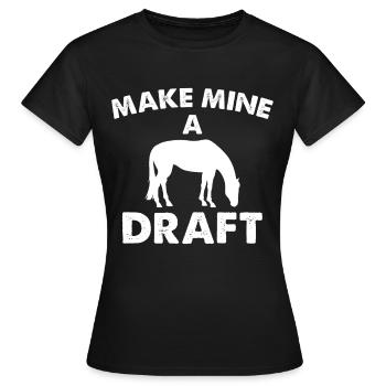 Faites du mien une force motrice - - T-shirt Femme - noir - Devant - AI Model Female 172 dark (172cm)