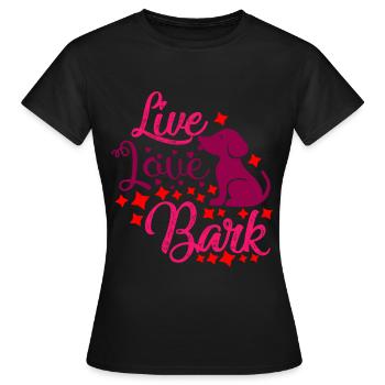 Aimez l’écorce vivante - T-shirt Femme - noir - Devant - AI Model Female 172 dark (172cm)