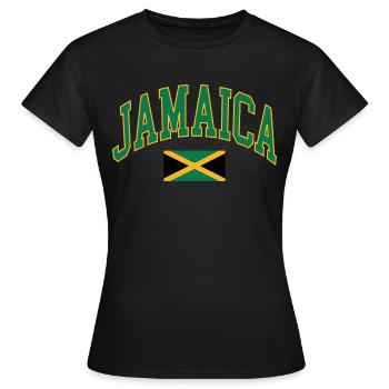 Jamaica - Women's T-Shirt - black - Front - AI Model Female 172 dark (172cm)
